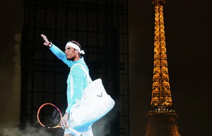 las imágenes del homenaje a Rafael Nadal en el corazón de París