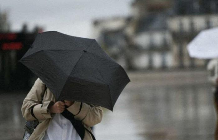 Aviso por fuertes vientos y lluvias en Centro-Valle del Loira, ráfagas de hasta 100 km/h este martes