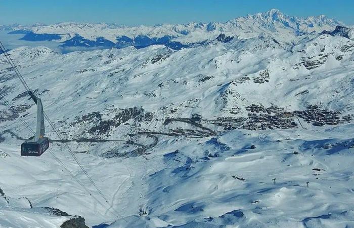 Accidente de teleférico en Val Thorens: 2 heridos graves