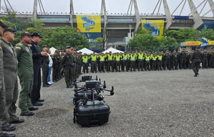 Al menos 1.700 policías garantizarán la seguridad en el partido de la selección Colombia