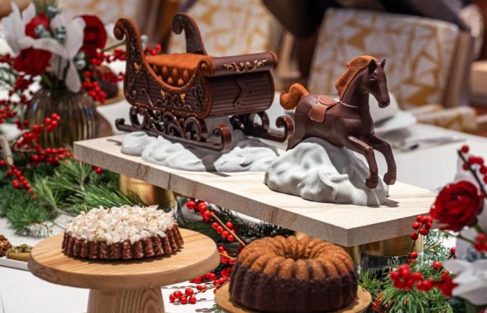 El trineo encantado: el tronco mágico de Navidad en Cheval Blanc Paris 2024