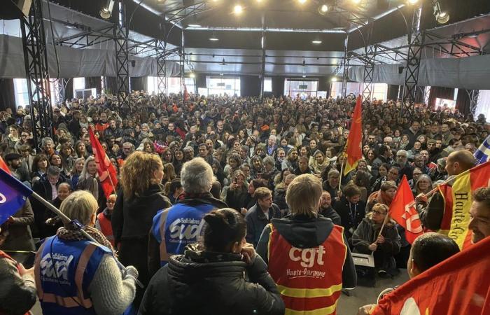 Presupuesto 2025. “¡El mundo que nos rodea está harto!” Impresionante movilización de agentes del Consejo Departamental contra un severo plan de ahorro.