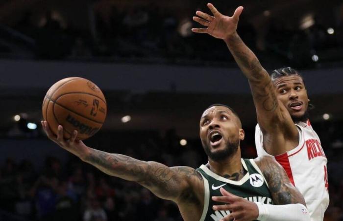 NBA. Damian Lillard carga con los Bucks, los Sixers siguen hundiéndose… El resumen de la noche