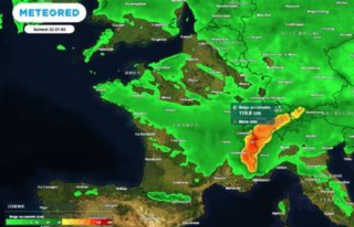 ¡Un devastador río atmosférico podría descargar 600 l/m² y provocar grandes inundaciones en Estados Unidos!