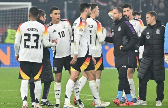 Alemania concede el empate en Hungría