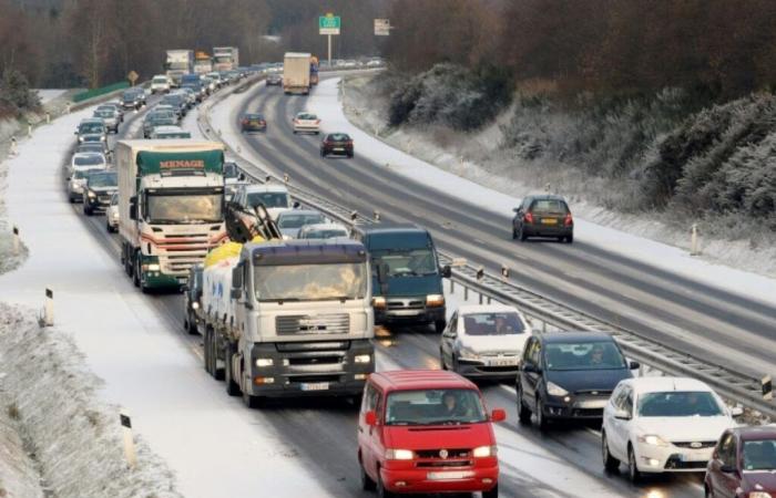 Nieve/hielo: 28 departamentos puestos en alerta naranja el jueves (Météo-France)