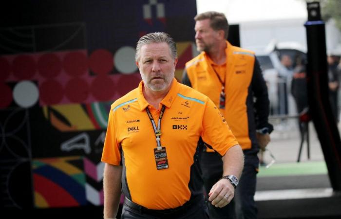 Zak Brown: Ferrari, no Verstappen, es la mayor amenaza de McLaren en la carrera por el título de 2024.