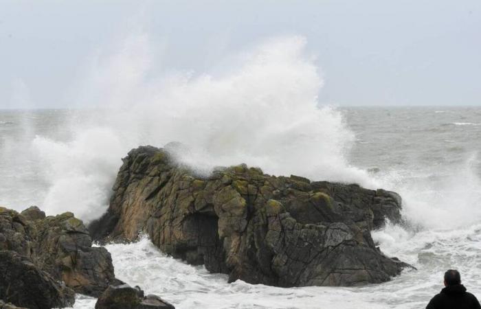 Se esperan fuertes ráfagas de viento este jueves en la costa, Loira Atlántico en alerta naranja