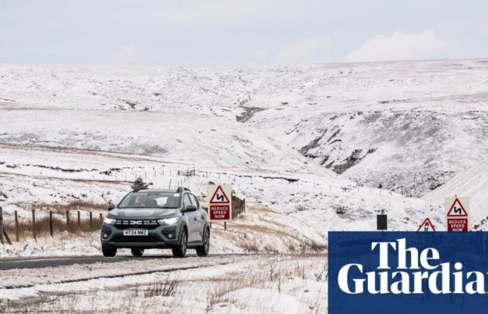 Clima en el Reino Unido: advertencia de nieve y hielo mientras los viajeros enfrentan perturbaciones generalizadas | El clima del Reino Unido