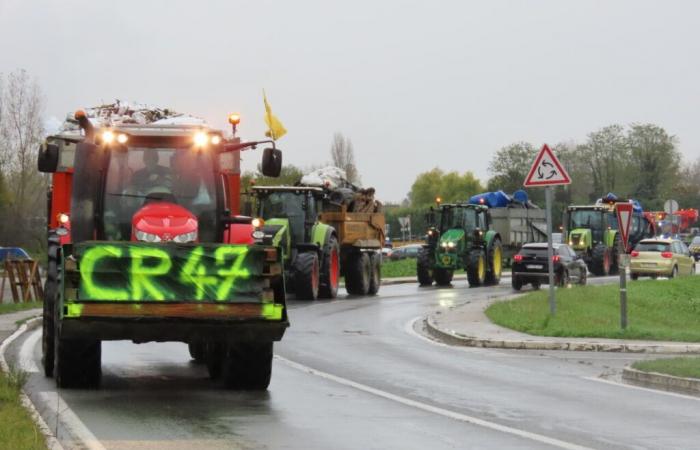 Después de una noche loca, los agricultores de Lot y Garona abandonan Agen para bloquear Burdeos