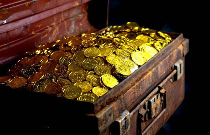 Estaba renovando una casa: un trabajador encontró un tesoro fabuloso, un cofre de unos treinta kilos lleno de monedas de oro.