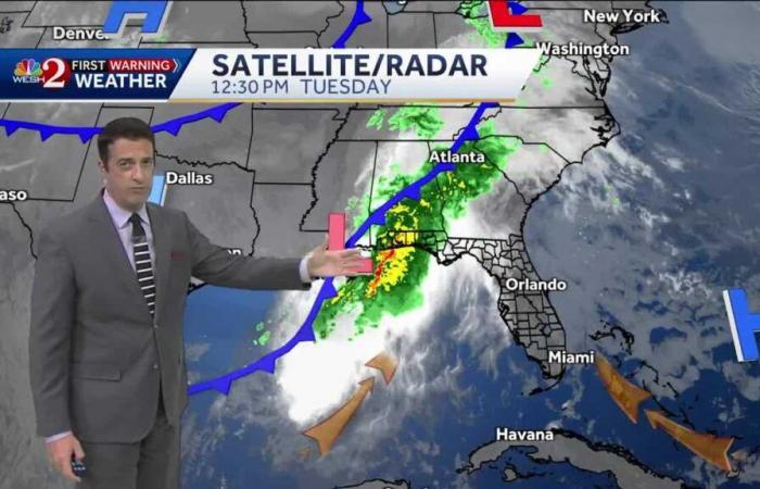 ¡Lluvias y tormentas el miércoles y luego llega el aire más frío de la temporada!