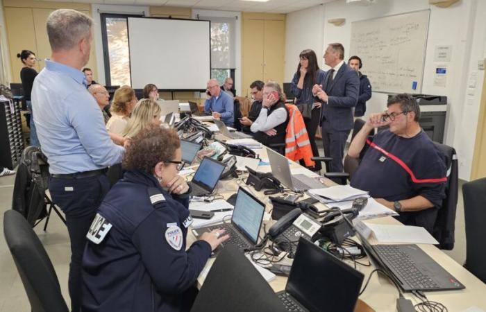 El dispositivo de crisis en torno a un accidente aéreo probado en Lucciana