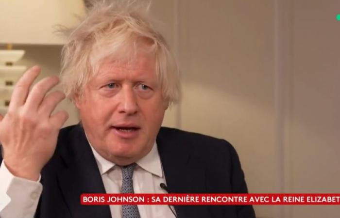 Boris Johnson relata su última entrevista con Isabel II