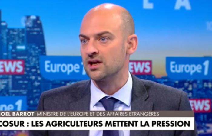 “Ningún gobierno ha hecho tanto por el mundo agrícola como los de Attal y Barnier”, defiende Jean-Noël Barrot