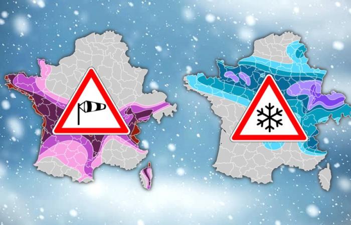 Tormenta Caetano: nieve en los llanos y vientos violentos este jueves