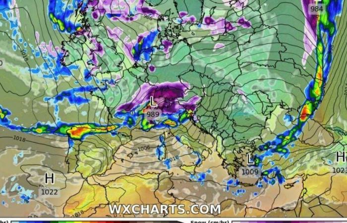 Alerta meteorológica en seis regiones italianas debido a la tormenta entrante