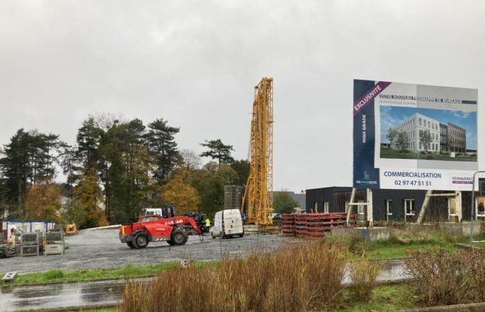 Nuevas oficinas en construcción cerca de la RN 24