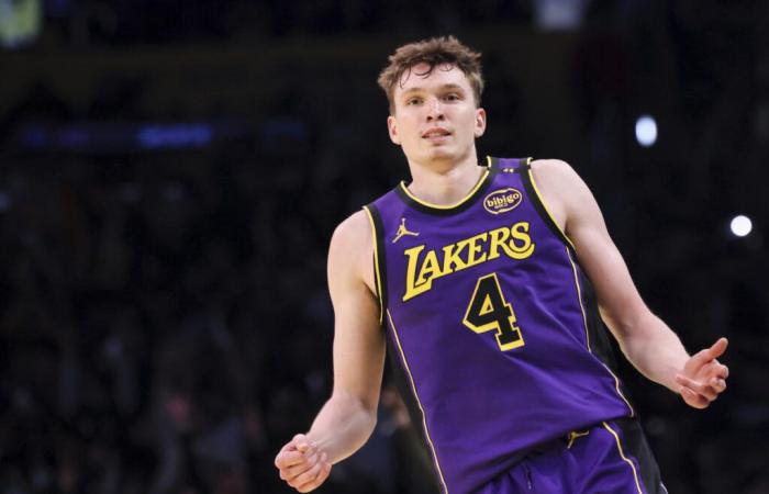 Dalton Knecht de los Lakers pierde 37 puntos y empata el récord de novato de la NBA con nueve triples