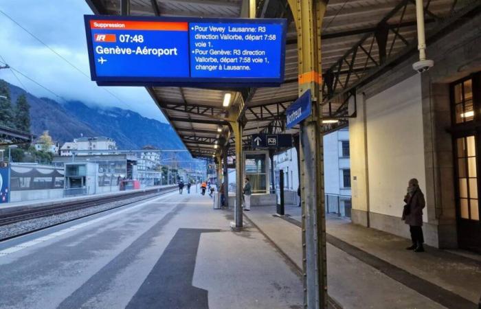 Nuevo problema para los viajeros: se corta la línea Brig-Lausanne