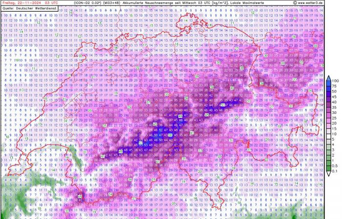 Nevadas en Suiza: incluso en las tierras bajas son posibles 30 centímetros