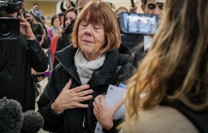 VIDEO. Aprobó, al borde de las lágrimas, la increíble salida de Gisèle Pelicot del juicio por violación de Mazan, tras los alegatos de sus abogados