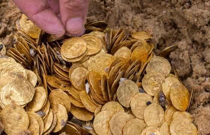 2 millones de euros en monedas de oro descubiertas por un trabajador en una obra