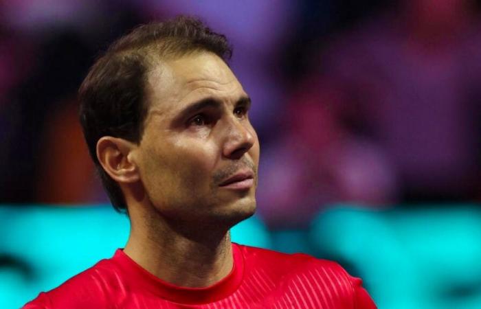 Tenis: Abrumado por la emoción, Nadal cayó en su último partido