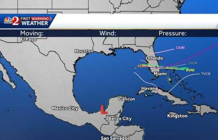 ¿Cuándo llegará Sara a Florida? Los restos aumentarán pronto las posibilidades de lluvia