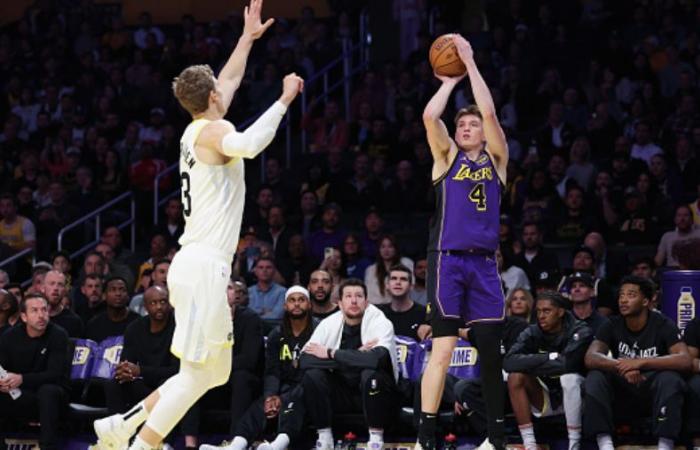 Los Lakers controlan al Utah Jazz en una derrota fuera de casa