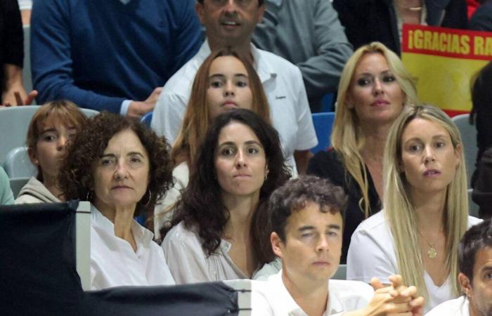 Rafael Nadal: el apoyo de su mujer Xisca y su hijo Rafael Junior en su último partido