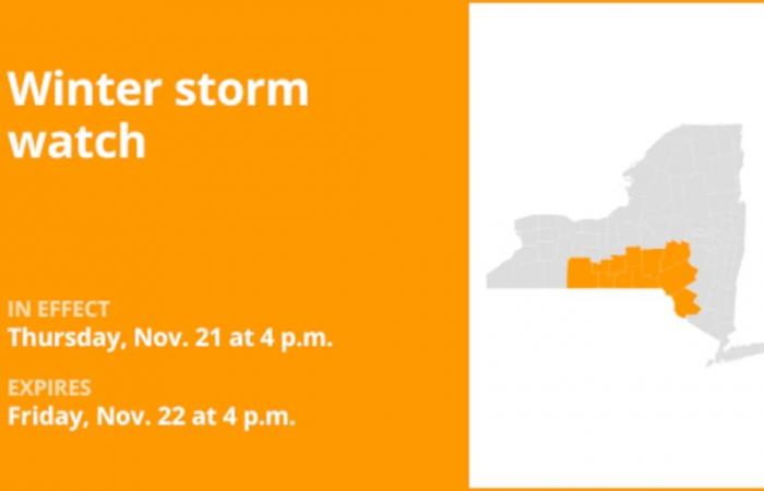 Clima de Nueva York: alerta de tormenta invernal que afectará a Nueva York el jueves y viernes