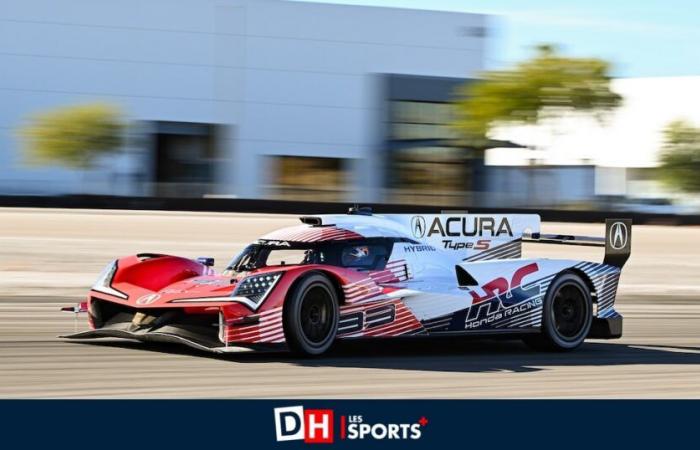 Max Verstappen probó un prototipo de Acura LMDh en Las Vegas