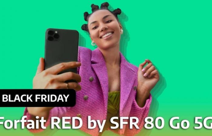 Para el Black Friday, RED by SFR da una segunda vida a su paquete más barato acompañándolo de 80 GB de datos 5G