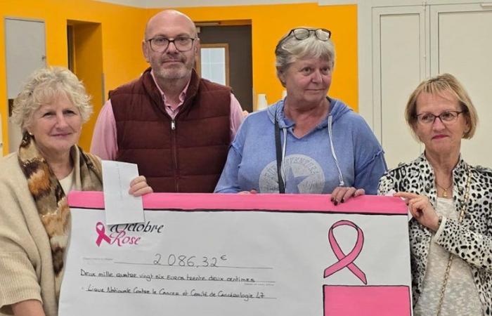 2.086 euros recaudados por la asociación Braxois contra el cáncer