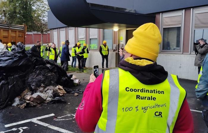 Daños cometidos por la Coordinación Rural en Guéret, el prefecto de Creuse reacciona