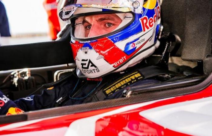 Max Verstappen por primera vez al volante de un LMDh