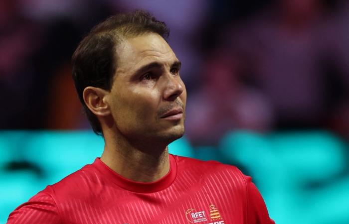 Rafael Nadal se emocionó hasta las lágrimas tras su último partido: el campeón se retira