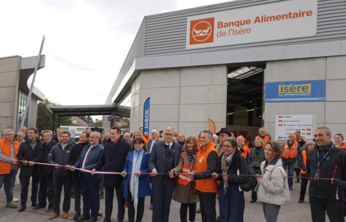 Banco de Alimentos de Isère: nuevas instalaciones inauguradas