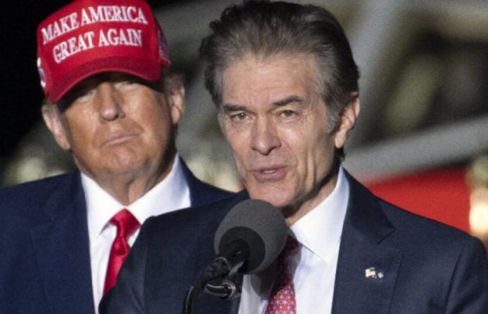 Estados Unidos: Donald Trump nombra a la estrella de la televisión estadounidense “Dr. Oz” jefe de programas de salud: Noticias