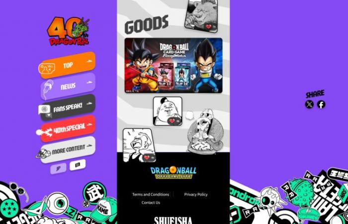 Abierta la web oficial por los 40 años de Dragon Ball – Dragon Ball Super