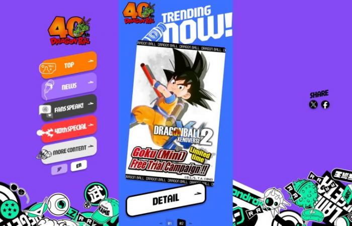 Abierta la web oficial por los 40 años de Dragon Ball – Dragon Ball Super