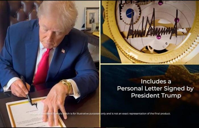 Es hora de revelar el misterioso fabricante del reloj Trump de 100.000 dólares