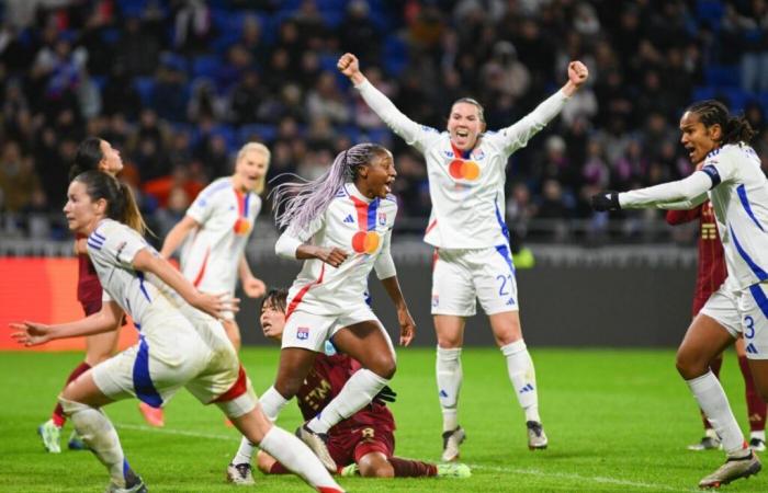 Lyon se clasificó gracias a sus suplentes – C1 Femenino – J4 ​​​​- Lyon-Roma (4-1)