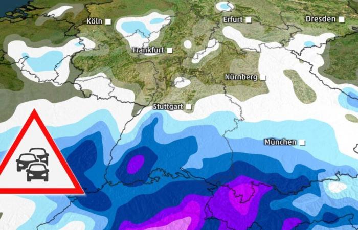 Nieve en el sur: se esperan medio metro de nieve fresca