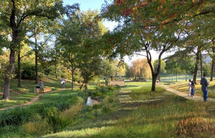 Metropolis subvenciona un proyecto peatonal entre Marcy-l’Étoile y el parque Lacroix-Laval