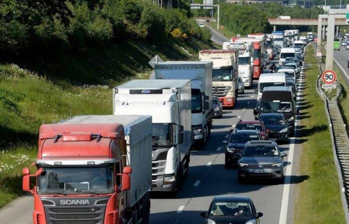 Restricciones al tráfico de camiones y velocidad reducida para los automóviles el jueves.