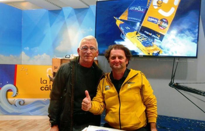 Un residente de Nogent lo más cerca posible de la Vendée Globe