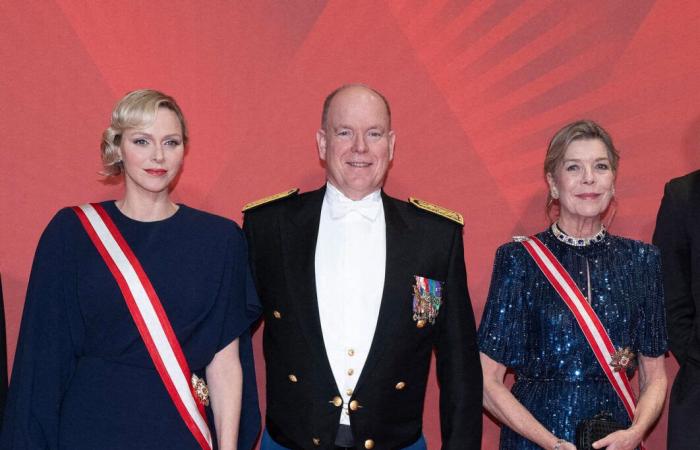 La princesa Carolina brilla junto a sus glamorosos hijos en la gala del Día Nacional con Alberto II y Charlene