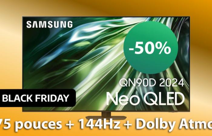 Black Friday TV 4K: ¡¡este Samsung NeoQLED de 75 pulgadas pierde literalmente 1.500 €!!